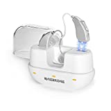 Onebridge Rechargeable Hearing Aids for Seniors, Noise Cancelling and Portable Charging Box Hearing...