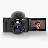 Sony ZV-1 Digital Camera for Content Creators, Vlogging and YouTube with Flip Screen, Built-in...