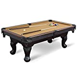 EastPoint Sports Billiard Pool Table 87 Inch or Cover - Scratch Resistant Top Rail, Built-in Durable...