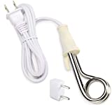 Lewis N. Clark Portable Immersion Water Heater + Electric Kettle for Coffee, Tea + Hot Chocolate,...