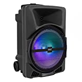 Pyle Wireless Portable PA Speaker System - 800W Powered Bluetooth Indoor & Outdoor DJ Stereo...