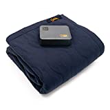 Cozee Heated Blanket Battery Operated Portable Outdoor Cordless Heating Blanket. 60' x 60' Fleece...