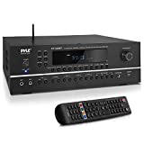 Pyle 7.1-Channel Hi-Fi Bluetooth Stereo Amplifier - 2000 Watt AV Home Theater Speaker Subwoofer...