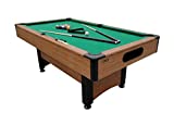 Mizerak Dynasty Space Saver 6.5' Billiard Table with Leg Levelers, Automatic Ball Return, and...