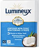 Lumineux Oral Essentials Teeth Whitening Strips - 21 Treatments - Dentist Formulated and Certified...