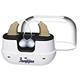 Banglijian Hearing Amplifier Rechargeable for Adults Seniors, Magnetic Contact Charging Box with...