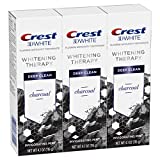 Crest Charcoal 3D White Toothpaste, Whitening Therapy Deep Clean with Fluoride, Invigorating Mint,...