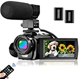 Video Camera Camcorder for YouTube, Aasonida Digital Vlogging Camera FHD 1080P 30FPS 24MP 3.0 Inch...