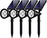 InnoGear Solar Lights Outdoor, Upgraded Waterproof Solar Powered Landscape Spotlights 2-in-1 Wall...