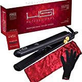 HSI Professional Glider | Ceramic Tourmaline Ionic Flat Iron Hair Straightener | Straightens & Curls...