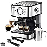 Gevi Espresso Machine 15 Bar Coffee Machine with Foaming Milk Frother Wand for Espresso, Cappuccino,...