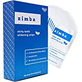 Zimba Teeth Whitening Strips, 28 Non-Sensitive White Strips Teeth Whitener for Tooth Whitening,...
