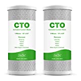 SimPure Whole House Water Filter, 10' x 4.5' BB Activated Carbon Block Filter Replacement Cartridge...