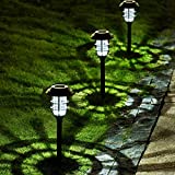 Solpex 8 Pack Solar Pathway Lights Outdoor, Solar Powered Garden Lights, Waterproof Led Path Lights...